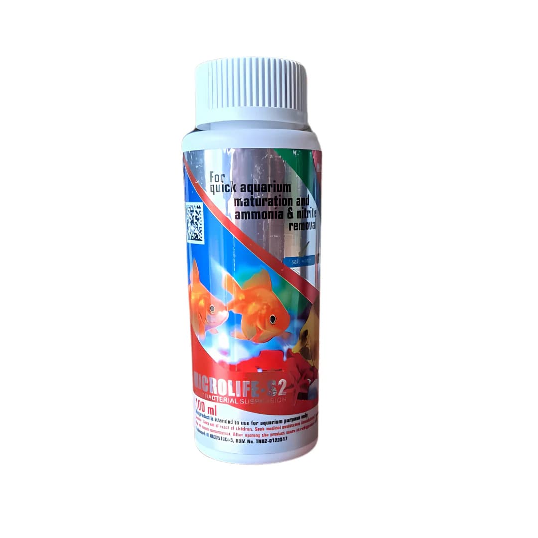 Aquatic Remedies Micro Life S2 – Beneficial Bacteria Starter for Freshwater & Marine Tanks - 100ml