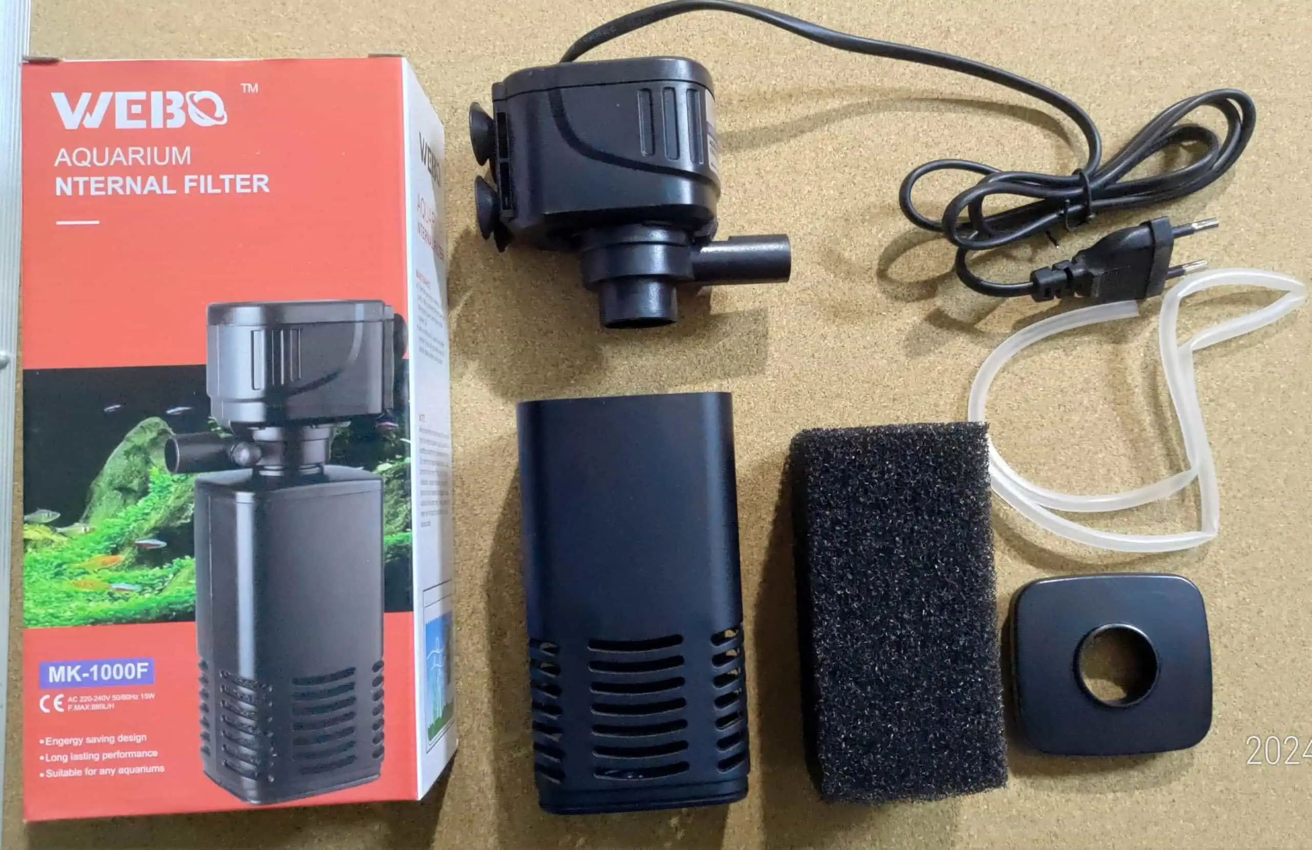 Webo MK-1000F Internal Power Aquarium Filter