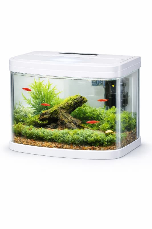 RS Electrical RS-380A 30L Glass Aquarium with LED Light